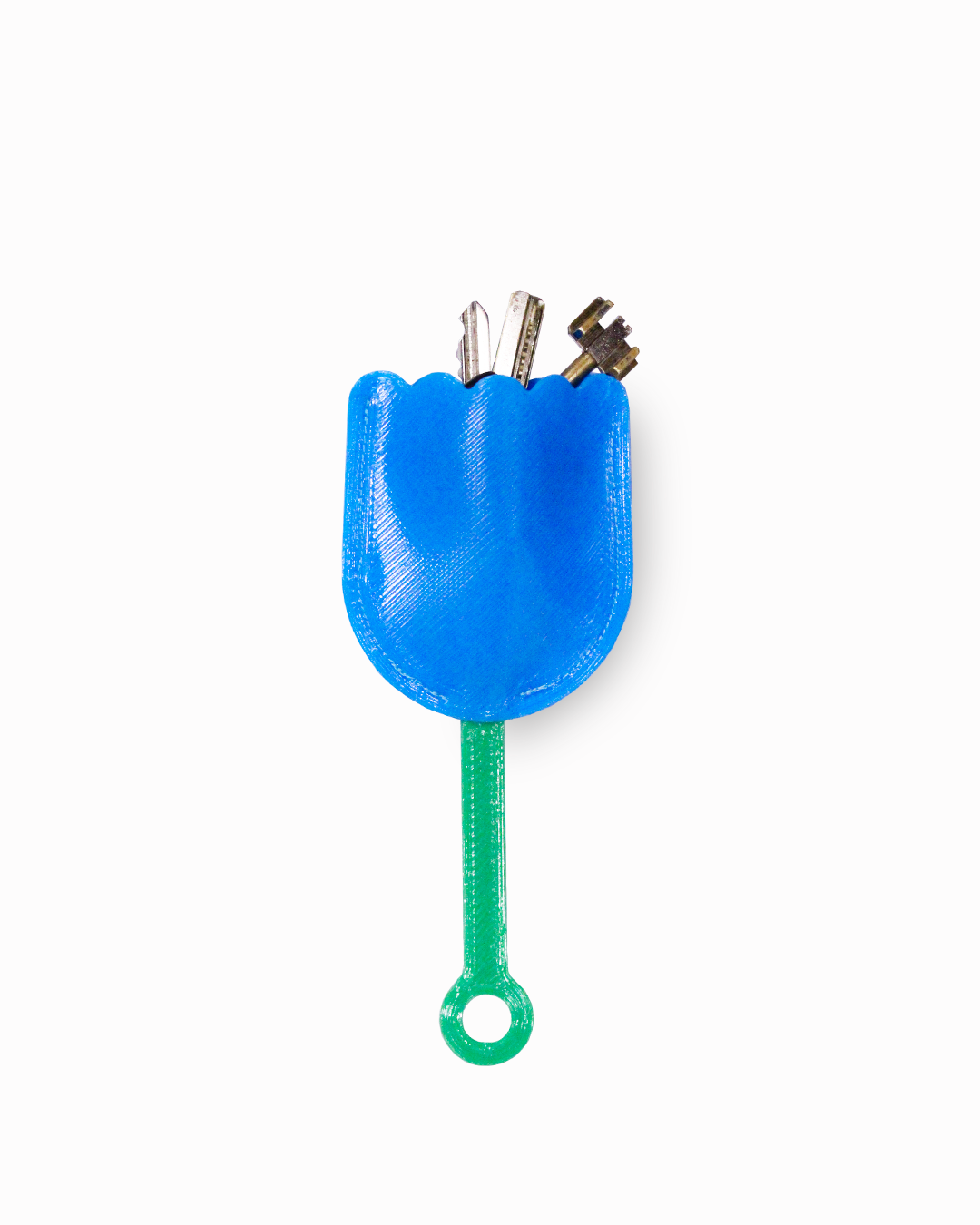 Tulip Key holder - blue