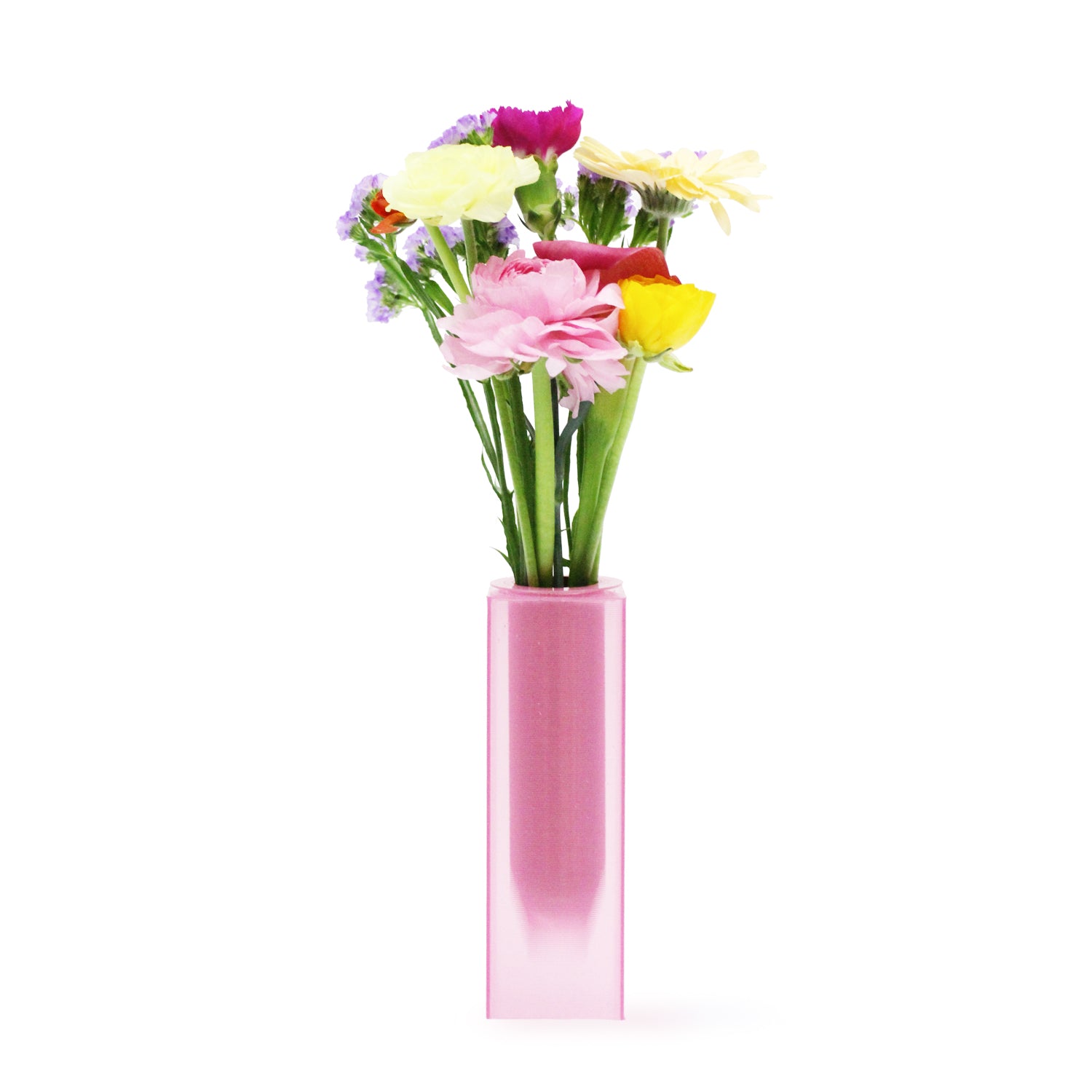 Vase Böte pink - 4 tubes
