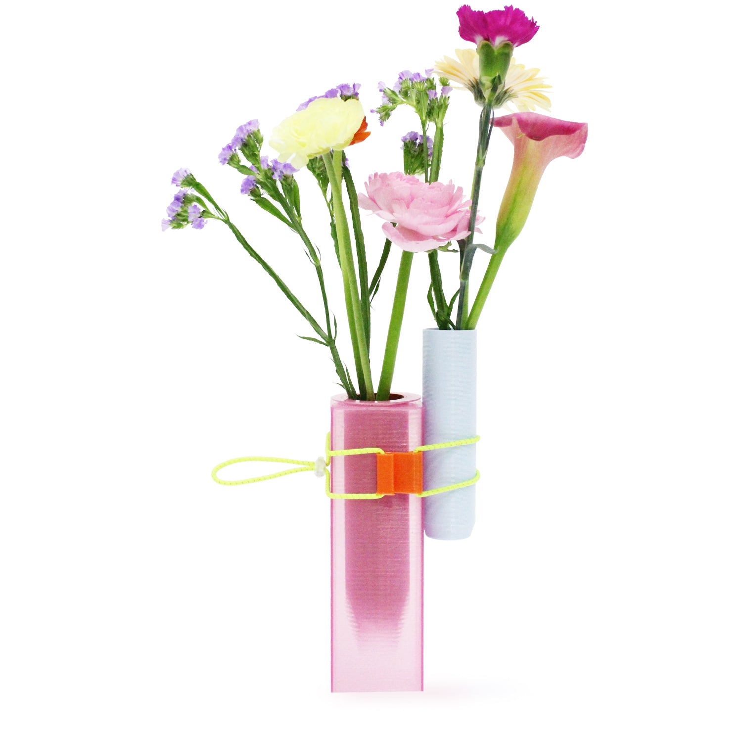 Vase Böte pink - 4 tubes
